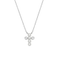 Collana Amen Donna Croci in Argento Zircone CLCRBOBBZ3 - CLCRBOBBZ3